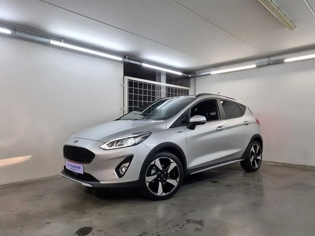 Demo Ford All-new ford fiesta Active X 1.0i EcoBoost 125pk / 92kW A7 - 5d JK6 - Metaalkleur "Moondust Silver" 1