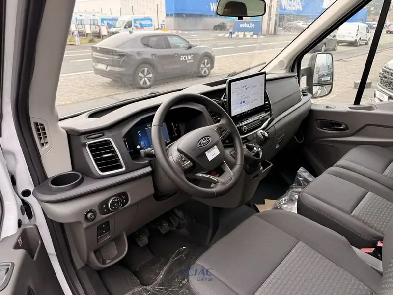 Nieuw Ford Transit 2t mca 350E Chassis enkele cabine L4 Trend M6 2.0 TD 130pk / 96kW N PN3GZ - "Frozen White" Speciale niet-metaalkleur 17