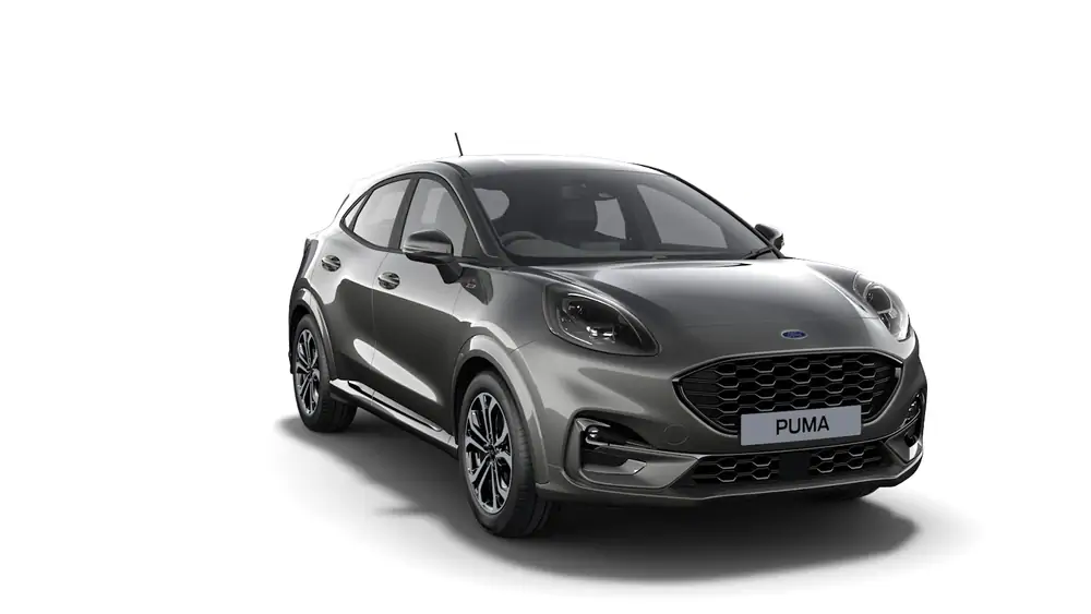 Nieuw Ford Puma ST-Line 1.0i EcoBoost mHEV 125ps / 92kW M6 BYQ. - Metaalkleur: Magnetic 4