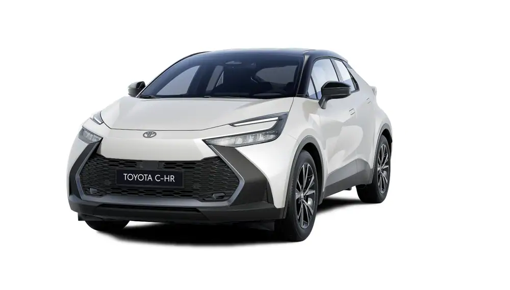 Nieuw Toyota Toyota c-hr 5 d. 2.0L HEV CVT C-LUB Bi-Tone LHD 2VP - Platinum whitepearl / Black rf 1