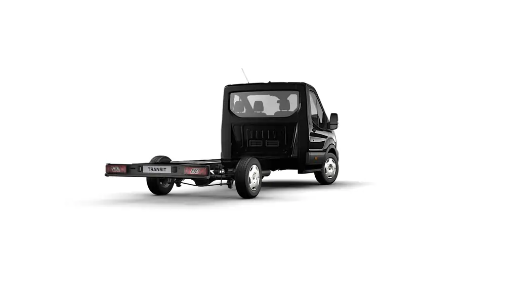 Nieuw Ford Transit 2t mca 350E Chassis enkele cabine L4 Trend M6 RWD 2.0 TD 165 pk N1 PN4GM - Agate Black Metallic 3