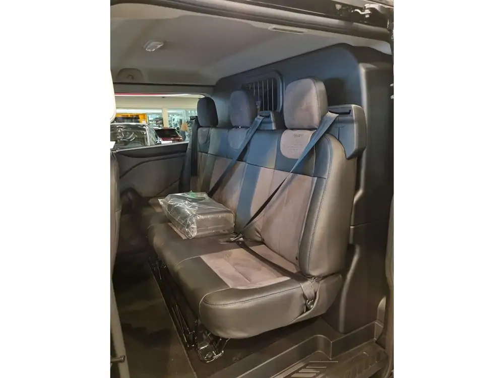 Nieuw Ford Transit custom 320L Multi use: bestelwagen met dubbele cabine L2 Limited A6 2ZB - Metaalkleur "Agate Black" 6