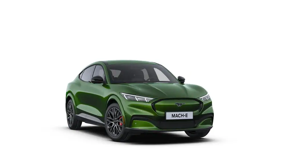 Nieuw Ford Mustang mach-e (cx727) Premium RWD 87kWh Extended Range 276pk/203kW - A1 PN4JZ - "Eruption Green" Exclusieve metaalkleur 1