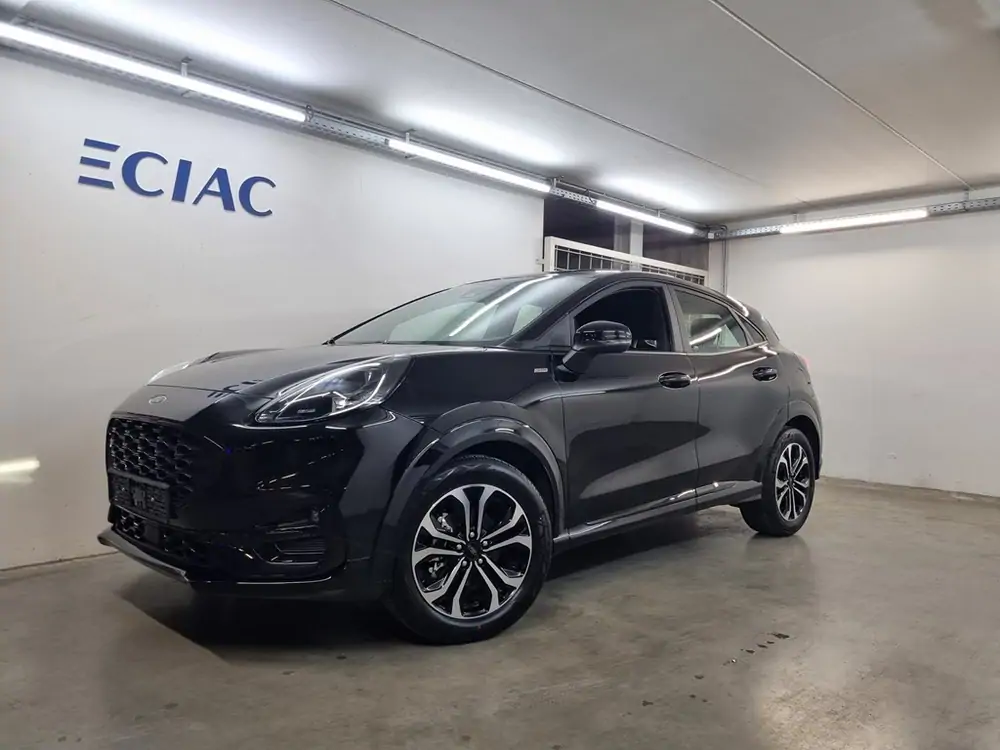 Occasie Ford Puma ST-Line 1.0i EcoBoost mHEV 125pk / 92kW A7 JKD - Metaalkleur "Agate Black" 1