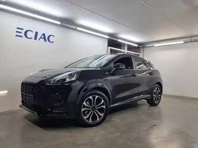 Occasie Ford Puma ST-Line 1.0i EcoBoost mHEV 125pk / 92kW A7 JKD - Metaalkleur "Agate Black"