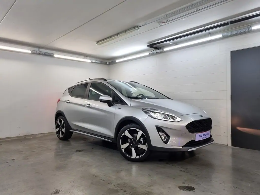 Demo Ford All-new ford fiesta Active X 1.0i EcoBoost 125pk / 92kW A7 - 5d JK6 - Metaalkleur "Moondust Silver" 2