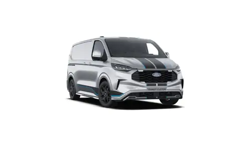 Nieuw Ford Transit custom v710 MULTI-USE 320L SPORT 2.0TD170 T6.2 A8 FWD LWB 2.0 TDCi 170pk PNZJB - MOONDUST SILVER