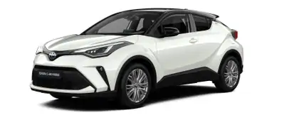 Nieuw Toyota Toyota c-hr 5 d. 1.8L Hybrid CVT C-LUB Bi-Tone LHD 2VP - Platinum whitepearl / Black rf