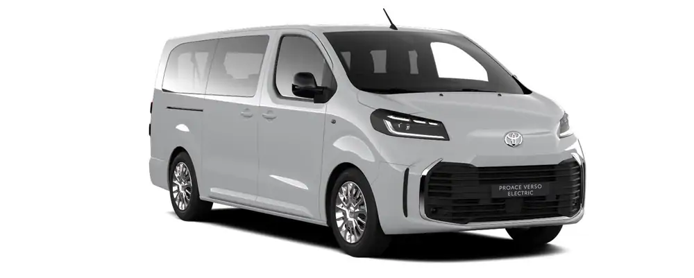Nieuw Toyota Proace verso ev LWB Full Electric (75kWh) E-Toggle Shutt EPR - Icy White 1