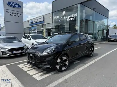 Nieuw Ford Puma mca ST-Line X 1.0i EcoBoost mHEV 155pk / 114kW A7 4GM - "Agate Black" Metaalkleur