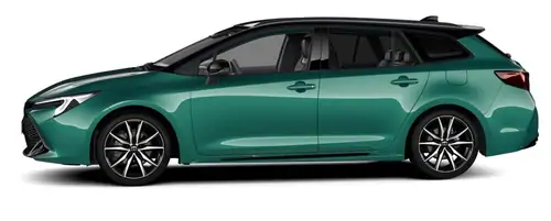 Nieuw Toyota Corolla hb & ts Touring Sports 1.8 Hybrid CVT GR Sport L M28 - Super Green/ Black Mica