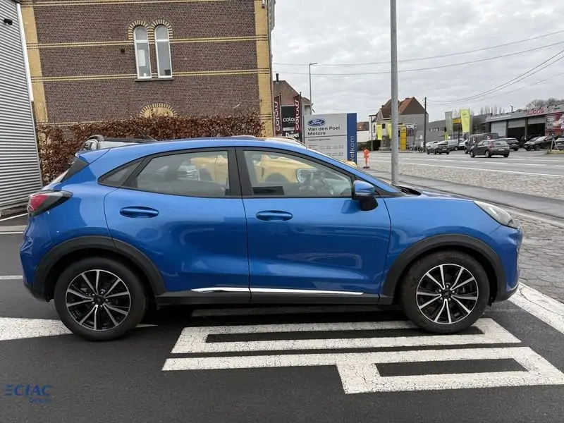 Occasie Ford Puma Titanium 1.0i EcoBoost mHEV 125pk / 92kW A7 2ZI - Speciale metaalkleur "Desert Island Blue" 4