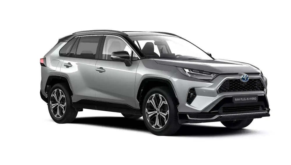 Nieuw Toyota Rav4 plug-in SUV LWB Plug-in CVT Style Plus LHD 2QY - Zircon Silver / Black roof 2