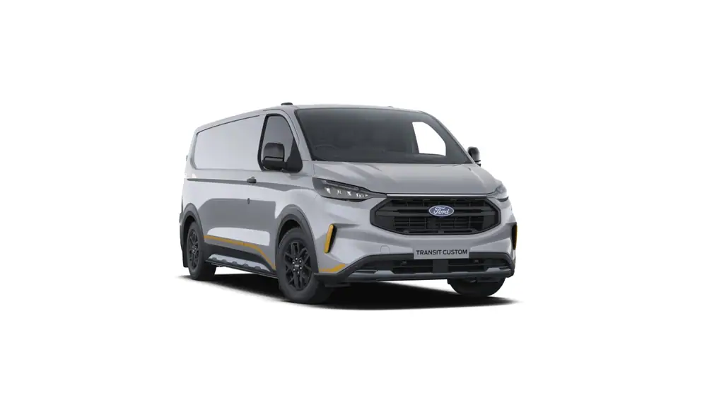Nieuw Ford Transit custom v710 BESTELWAGEN 320L TRAIL 2.0TD150 T6.2 M6 FWD LWB 2.0 150pk PN4EG - GREY MATTER (Premium solid) 1