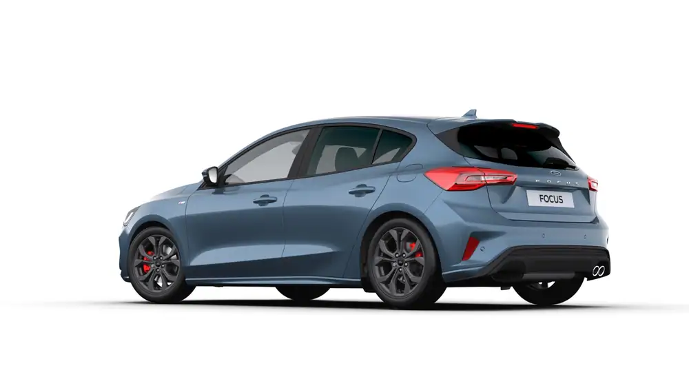 Demo Ford Focus mca ST-Line 1.0i EcoBoost 125pk / 92kW mHEV M6 - 5d PN4FT - "Chrome Blue" Metaalkleur 2