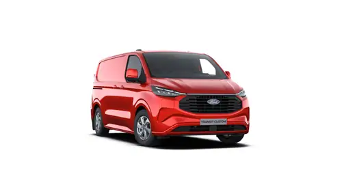 Nieuw Ford Transit custom v710 BESTELWAGEN 320L LIMITED 2.0TD170 T6.2 A8 FWD LWB 2.0 TDCi 1 PN4KY - Metaalkleur: Artisan Red
