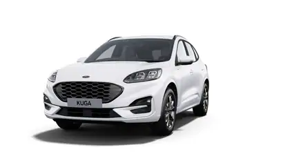 Nieuw Ford All-new kuga ST-Line X 2.5i PHEV 225pk/165kW - HF45 Auto NYA - "Platinum White" Exclusieve metaalkleur