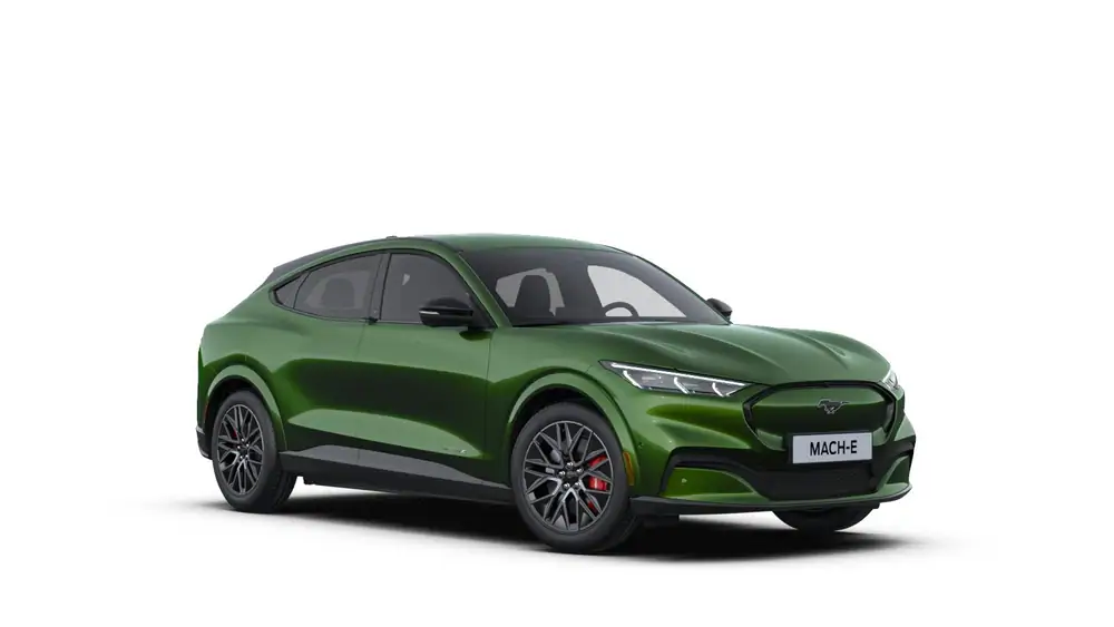 Nieuw Ford Mustang mach-e (cx727) Premium RWD 87kWh Extended Range 276pk/203kW - A1 PN4JZ - "Eruption Green" Exclusieve metaalkleur 2