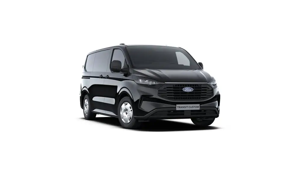 Nieuw Ford Transit custom v710 BESTELWAGEN 320S TREND 2.0TD136 T6.2 M6 FWD SWB 2.0 136pk N1 JKD - Metaalkleur "Agate Black" 1