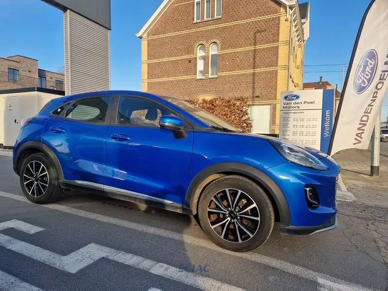 Occasie Ford Puma Titanium 1.0i EcoBoost mHEV 125pk / 92kW A7 2ZI - Speciale metaalkleur "Desert Island Blue" 3