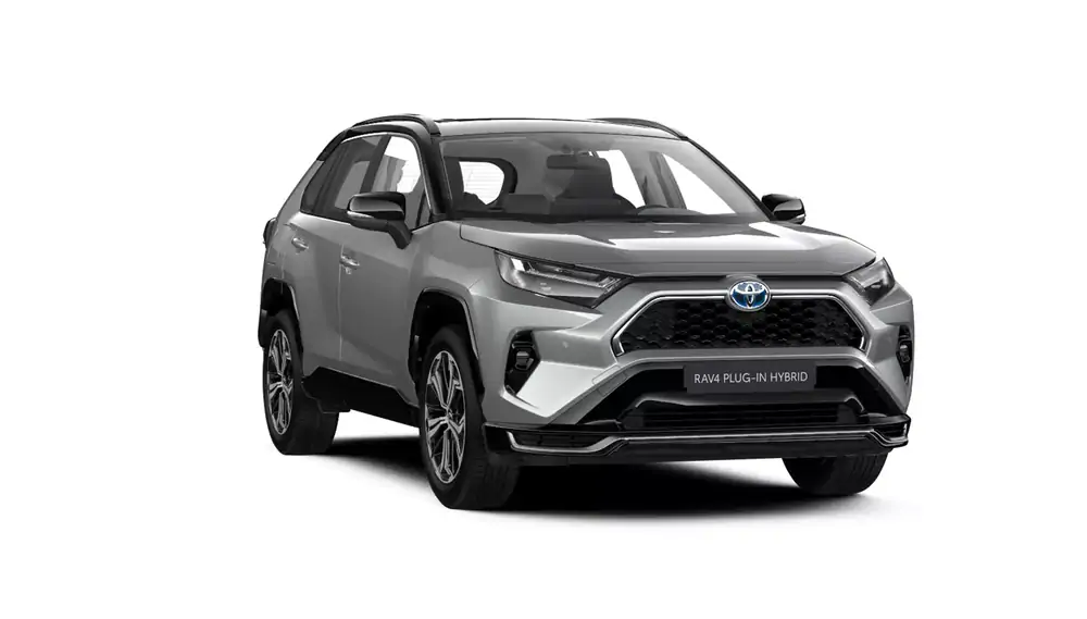 Nieuw Toyota Rav4 plug-in SUV LWB Plug-in CVT Style Plus LHD 2QY - Zircon Silver / Black roof 1