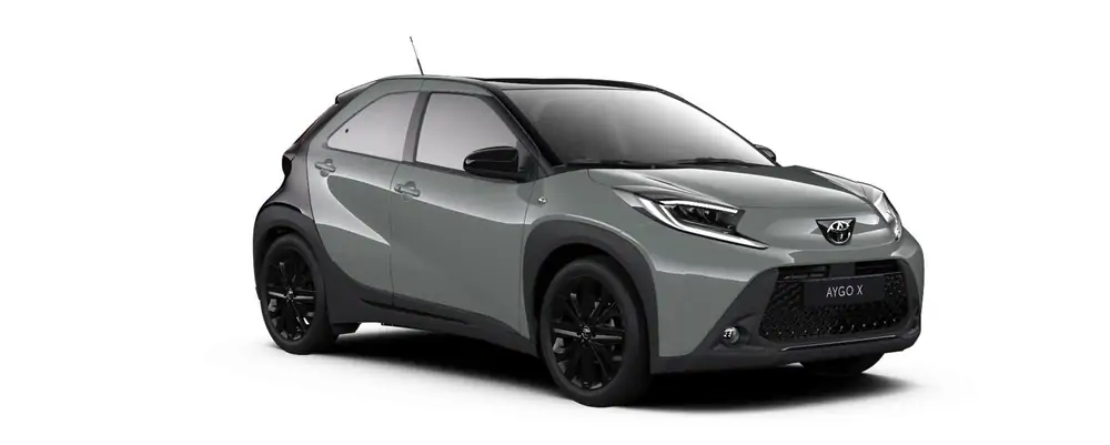 Nieuw Toyota Aygo x Hatchback 1.0L CVT Black Edition LHD 2VN - Urban Khaki (6X3)/ Black Mica 1