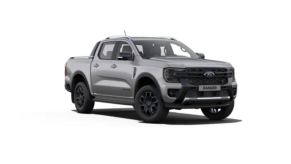 Nieuw Ford P703 ranger Dubbele Cabine Wildtrak 2.0 EcoBlue 205pk/151kW - A10 e-4WD PN4HJ - Iconic Silver, metaalkleur 1