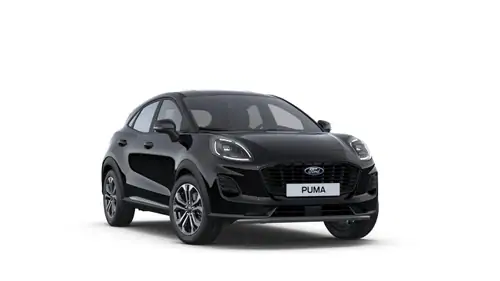 Nieuw Ford Puma mca (bx726) Titanium 1.0i EcoBoost mHEV 125pk / 92kW M6 PN4GM - "Agate Black" Metaalkleur