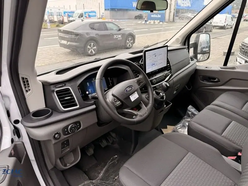 Nieuw Ford Transit 2t mca 350E Chassis enkele cabine L4 Trend M6 2.0 TD 130pk / 96kW N PN3GZ - "Frozen White" Speciale niet-metaalkleur 17