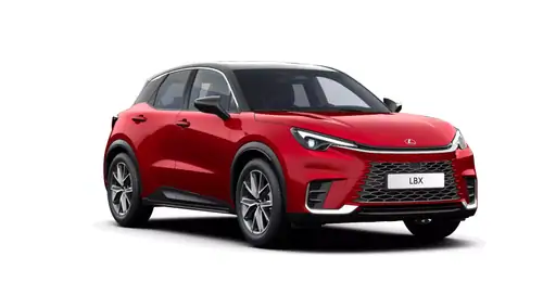 Nieuw Lexus Lbx B-SUV 1.5 TNGA HEV CVT Emotion LHD 2TB - Ruby/ Black
