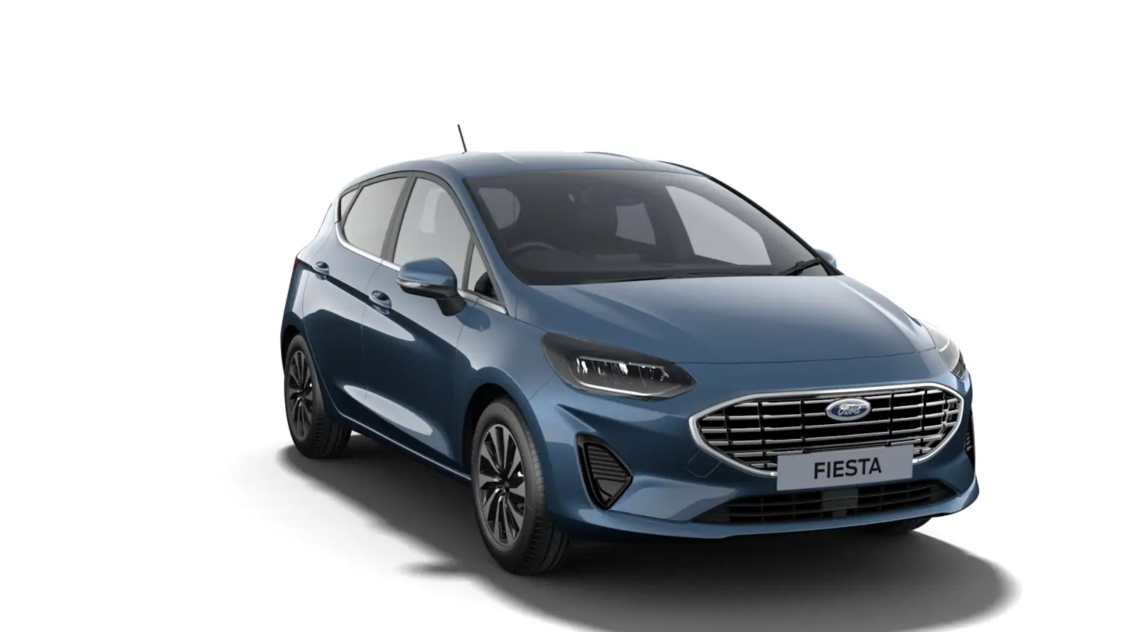 Nieuw Ford Fiesta mca Titanium 1.0i EcoBoost 100pk / 74 kW M6 BYB - Metaalkleur: Chrome Blue 4