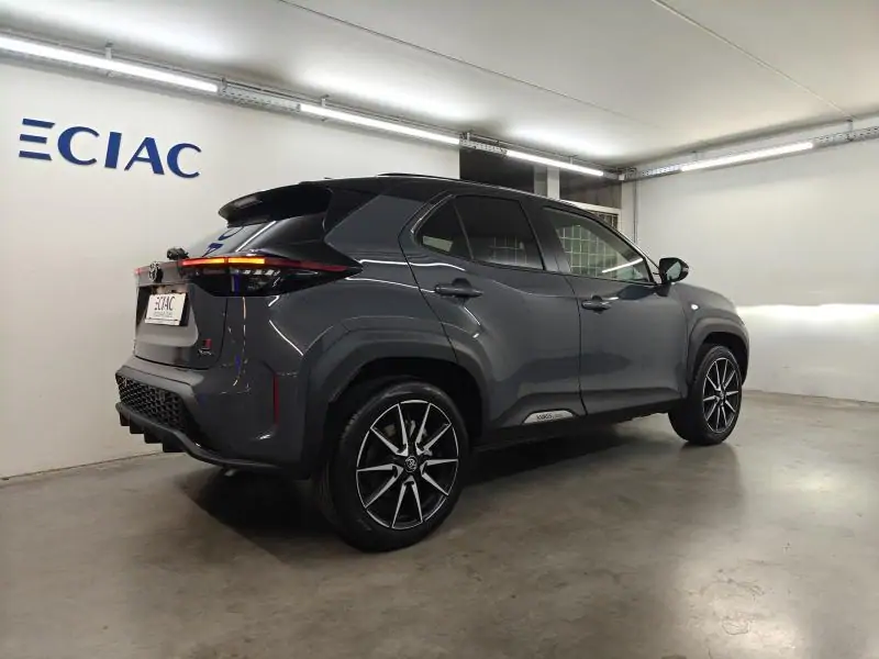 Occasie Toyota Yaris cross B-SUV 1.5 TNGA HEV 130 2WD CVT GR Sport M29 - Storm Grey Metallic / Black 12