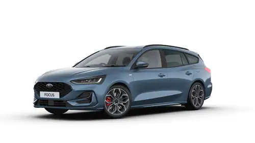 Nieuw Ford Focus mca ST-Line X 1.0i EcoBoost 155pk / 114kW mHEV A7 - Clipper NY6 - "Chrome Blue" Metaalkleur