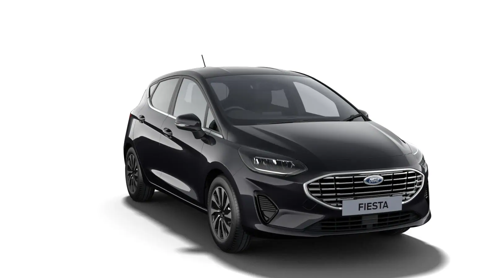 Nieuw Ford Fiesta mca Titanium 1.0i EcoBoost 100pk / 74 kW M6 JKD - Metaalkleur "Agate Black" 4