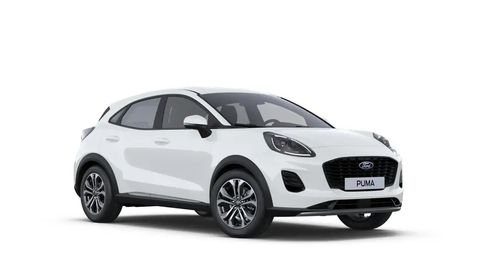 Nieuw Ford Puma mca (bx726) Titanium 1.0i EcoBoost mHEV 125pk / 92kW M6 PN3GZ - "Frozen White" Speciale niet-metaalkleur 2