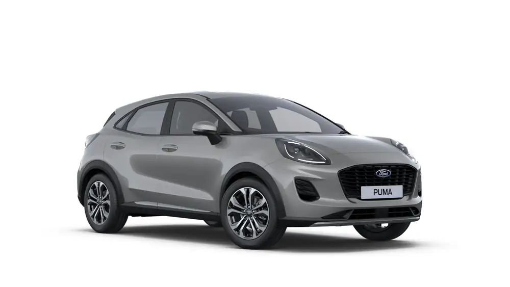 Nieuw Ford Puma mca (bx726) Titanium 1.0i EcoBoost mHEV 125pk / 92kW A7 PN4HS - Solar Silver, metaalkleur 2