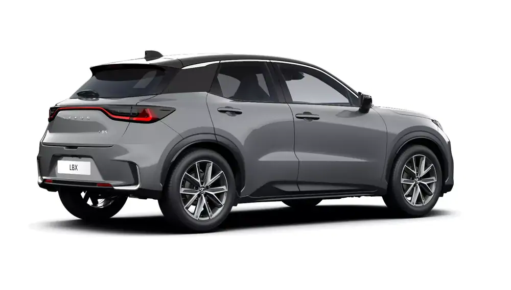 Nieuw Lexus Lbx B-SUV 1.5 TNGA HEV CVT Cool LHD 2YN - Cement Gray ME/ Black 2