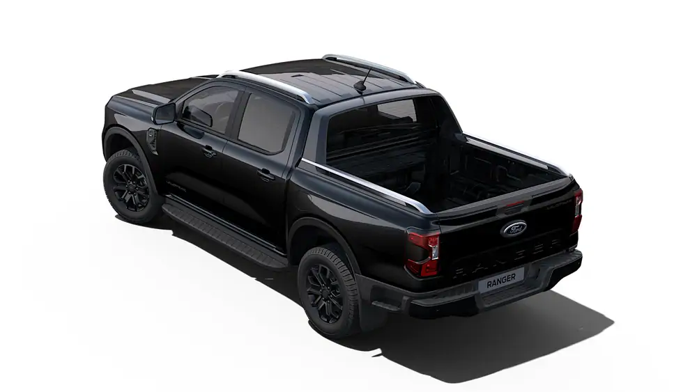 Nieuw Ford P703 ranger Dubbele Cabine Wildtrak 2.3 PHEV 281ps/207kW - A10 e-4WD PN4GM - "Agate Black" Metaalkleur 4