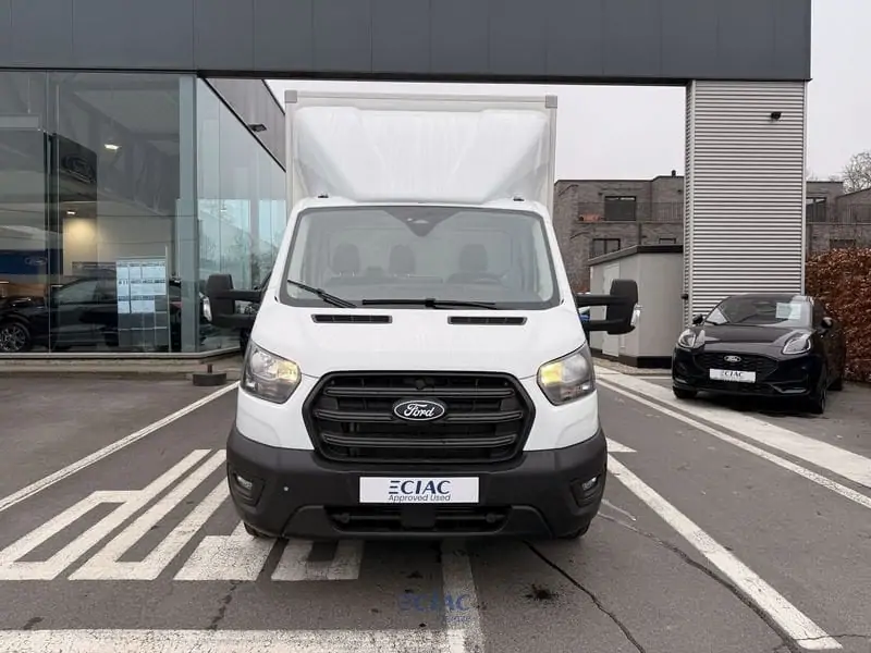 Nieuw Ford Transit 2t mca 350E Chassis enkele cabine L4 Trend M6 2.0 TD 130pk / 96kW N PN3GZ - "Frozen White" Speciale niet-metaalkleur 2