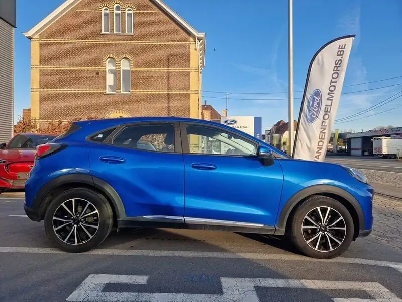 Occasie Ford Puma Titanium 1.0i EcoBoost mHEV 125pk / 92kW A7 2ZI - Speciale metaalkleur "Desert Island Blue" 1