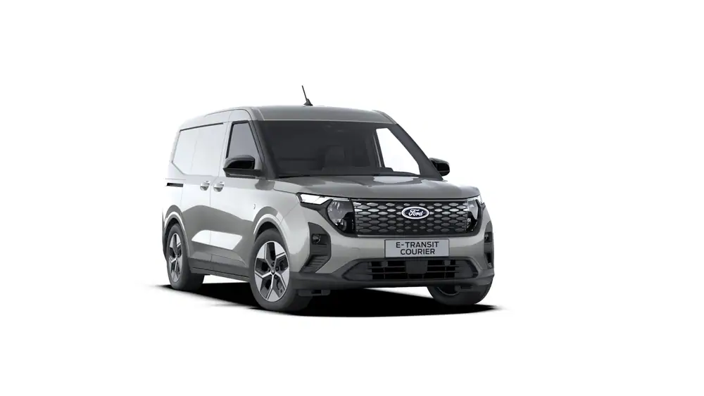 Nieuw Ford V769 transit courier Limited BEV 43kWh 136pk / 100kw A1 BEV 43kWh PN4HS - Solar Silver, metaalkleur 1