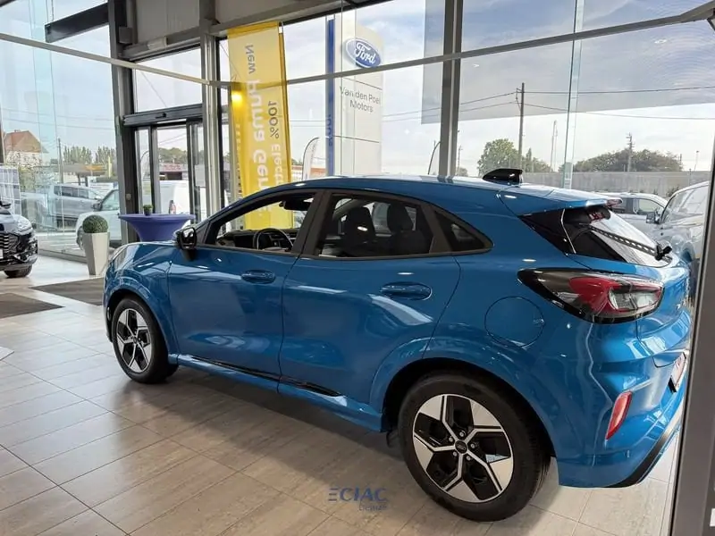 Nieuw Ford Puma mca (bx726) Gen-E 43kWh Standard Range 168pk/123kW A1 PN4KX - "Digital Aqua Blue" Exclusieve metaalkleur (Sound Edition) 12