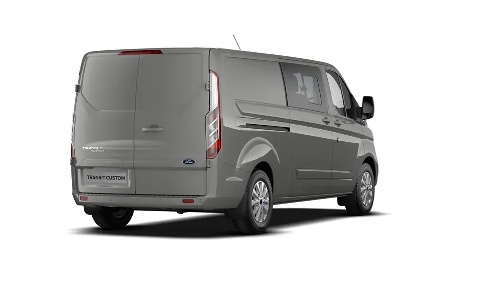 Nieuw Ford Transit custom 320L Multi use: bestelwagen met dubbele cabine L2 Limited A6 BYS - Metaalkleur: Grey Matter 3