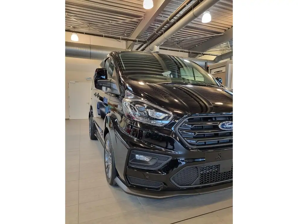 Nieuw Ford Transit custom 320L Multi use: bestelwagen met dubbele cabine L2 Limited A6 BYA - Metaalkleur: Agate Black 8