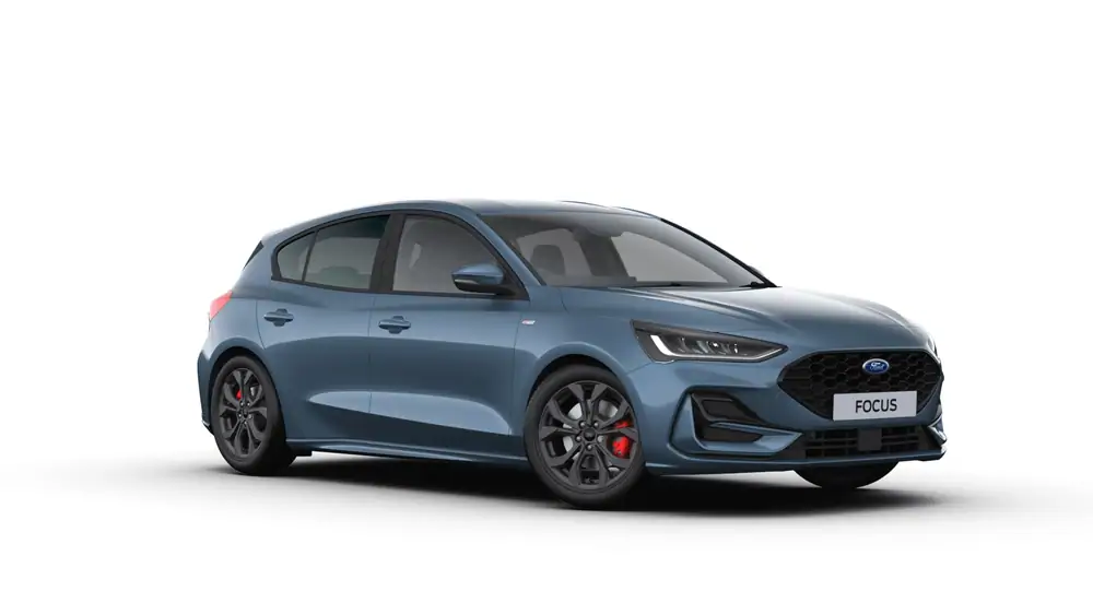 Demo Ford Focus mca ST-Line 1.0i EcoBoost 125pk / 92kW mHEV M6 - 5d PN4FT - "Chrome Blue" Metaalkleur 4