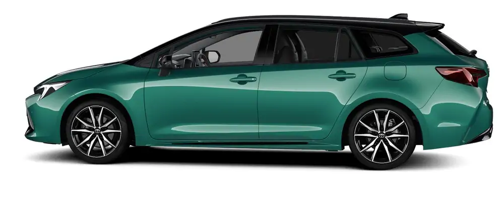 Nieuw Toyota Corolla hb & ts Touring Sports 1.8 Hybrid CVT GR Sport L M28 - Super Green/ Black Mica 4