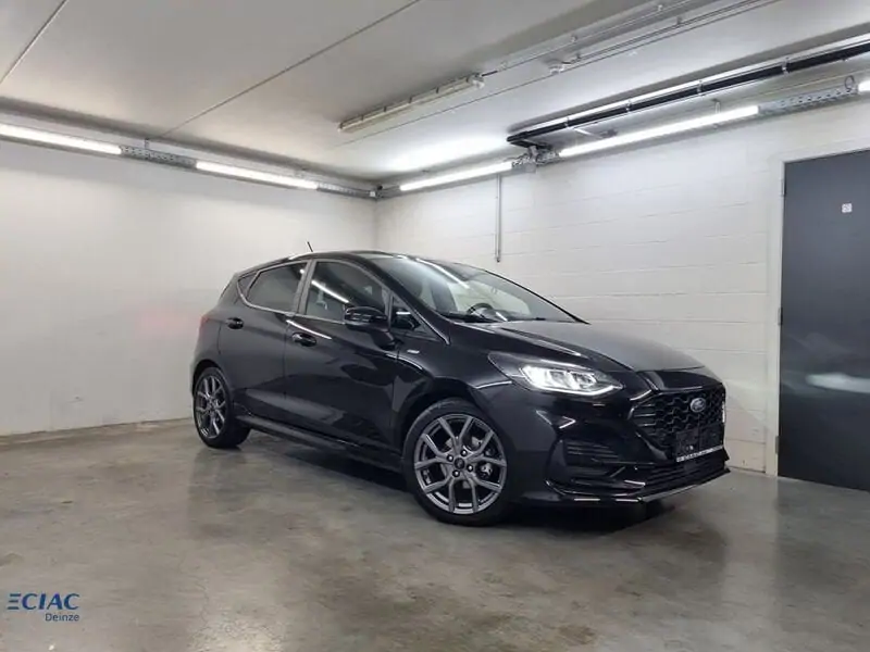 Occasie Ford Fiesta mca ST-Line 1.0i EcoBoost mHEV 125pk / 92kW A7 JKD - Metaalkleur "Agate Black" 2
