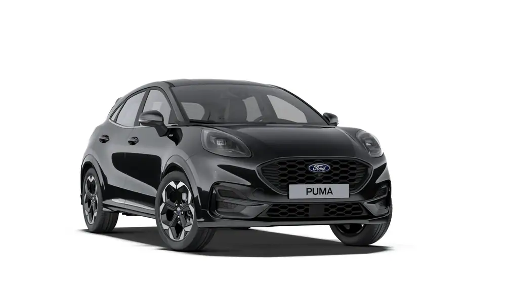 Demo Ford Puma mca ST-Line X 1.0i EcoBoost mHEV 155pk / 114kW A7 PN4GM - "Agate Black" Metaalkleur 1