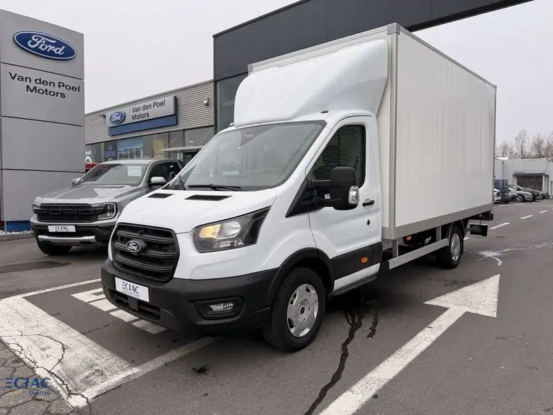 Nieuw Ford Transit 2t mca 350E Chassis enkele cabine L4 Trend M6 2.0 TD 130pk / 96kW N PN3GZ - "Frozen White" Speciale niet-metaalkleur 1