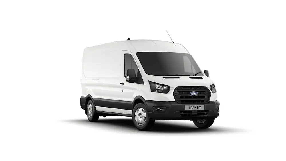 Nieuw Ford Transit 2t mca 350L Multi use: bestelwagen met dubbele cabine L3 Trend M6 2.0 TD 165 pk N1 Euro 6.2 BAA - Frozen White 1